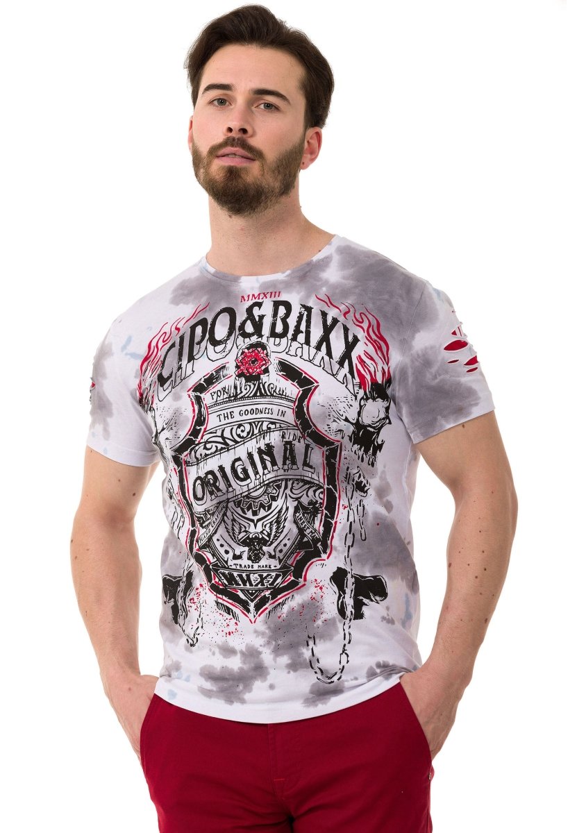 CT772 "Chain Reaction" Premium Graphic Men T-Shirt