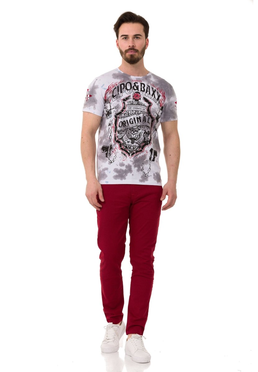 CT772 "Chain Reaction" Premium Graphic Men T-Shirt