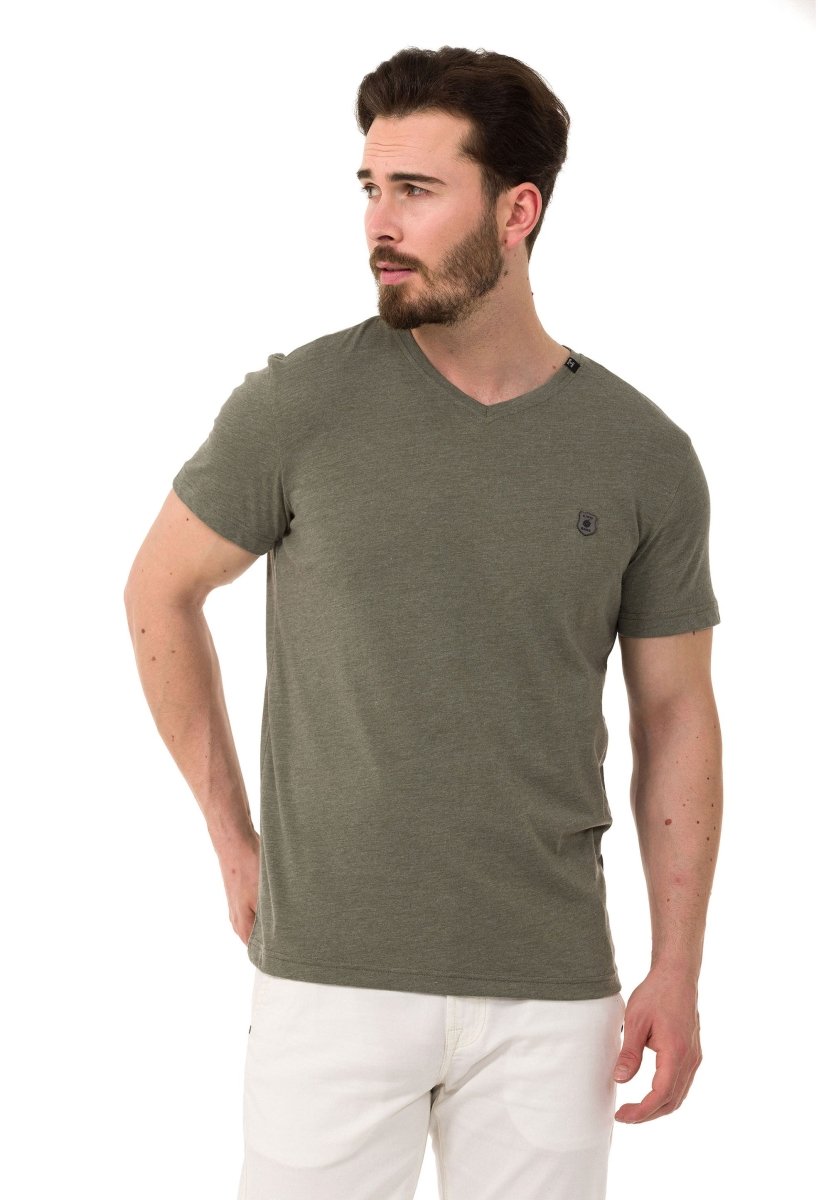 CT773 Men’s Basic V-Neck T-Shirt Sleek Minimalism Edition