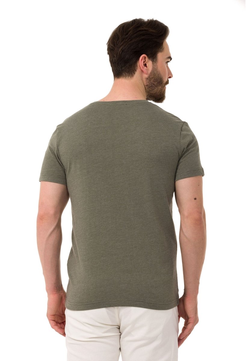 CT773 Men’s Basic V-Neck T-Shirt Sleek Minimalism Edition