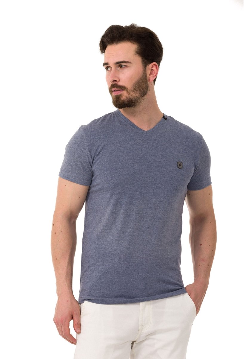 CT773 Men’s Basic V-Neck T-Shirt Sleek Minimalism Edition