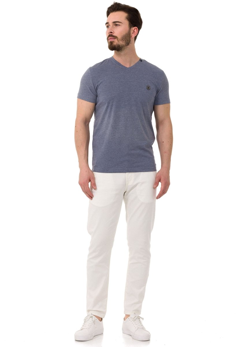 CT773 Men’s Basic V-Neck T-Shirt Sleek Minimalism Edition