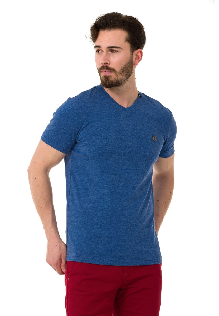 CT773 Men’s Basic V-Neck T-Shirt Sleek Minimalism Edition