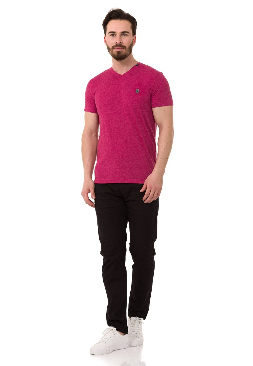 CT773 Men’s Basic V-Neck T-Shirt Sleek Minimalism Edition
