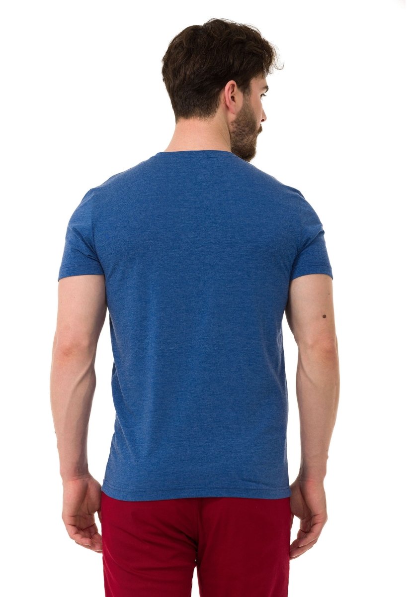 CT773 Men’s Basic V-Neck T-Shirt Sleek Minimalism Edition