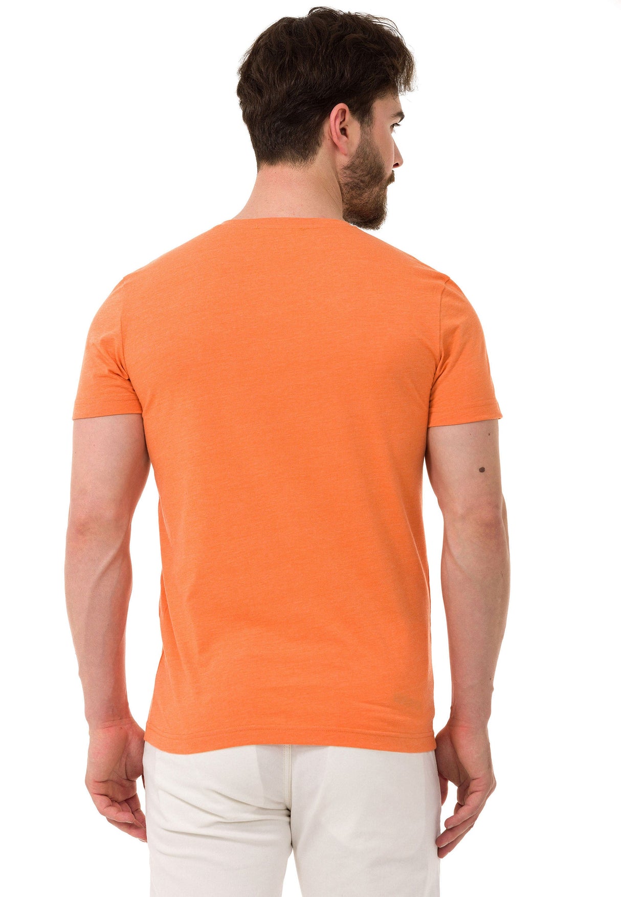CT773 Men’s Basic V-Neck T-Shirt Sleek Minimalism Edition