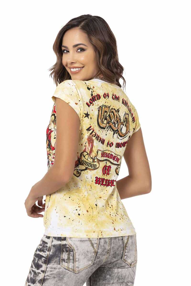 WT330 Vintage Kahve Tişört