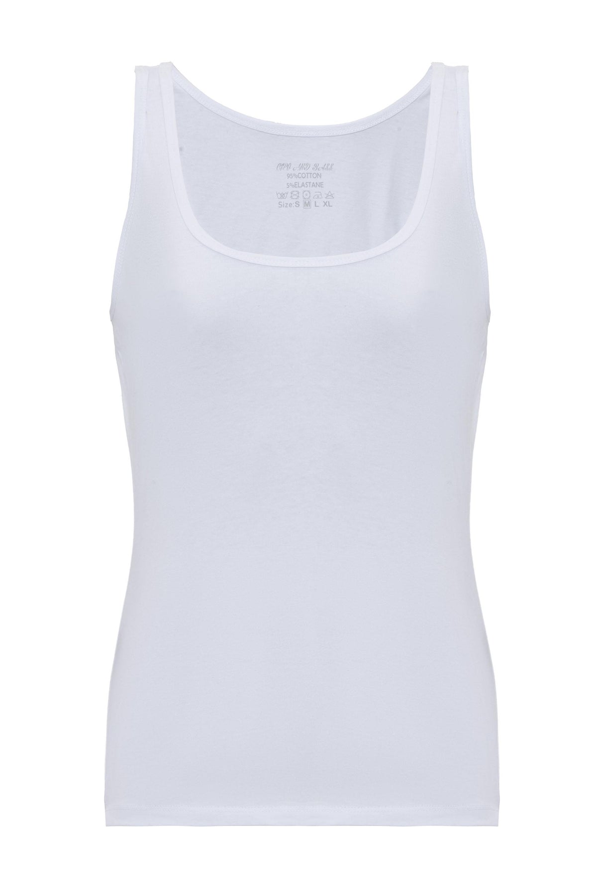 WU107 Basic Sıfır Kol Kadın Atlet