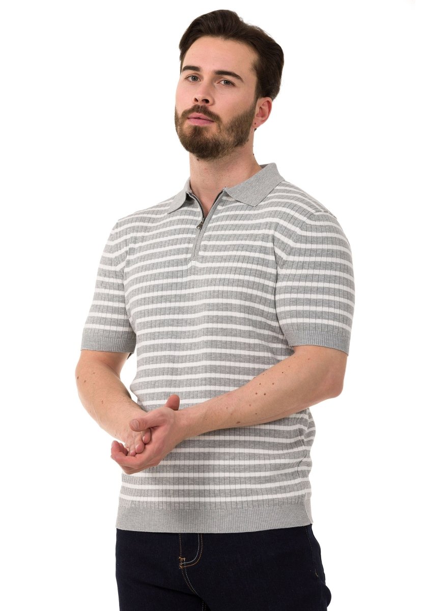 CT751 Sıralı Çizgili Triko Tişört