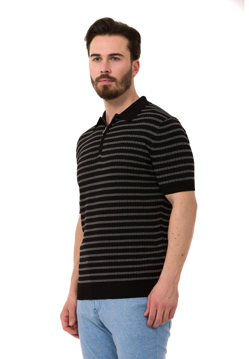 CT751 Sıralı Çizgili Triko Tişört