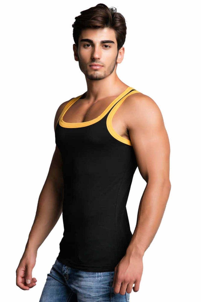 CU104 Pamuklu Slim Fit Erkek Sporcu Atlet