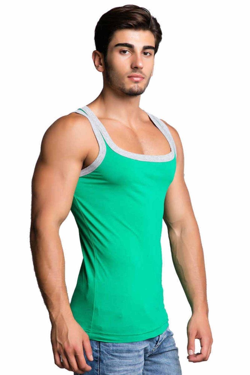 CU104 Pamuklu Slim Fit Erkek Sporcu Atlet