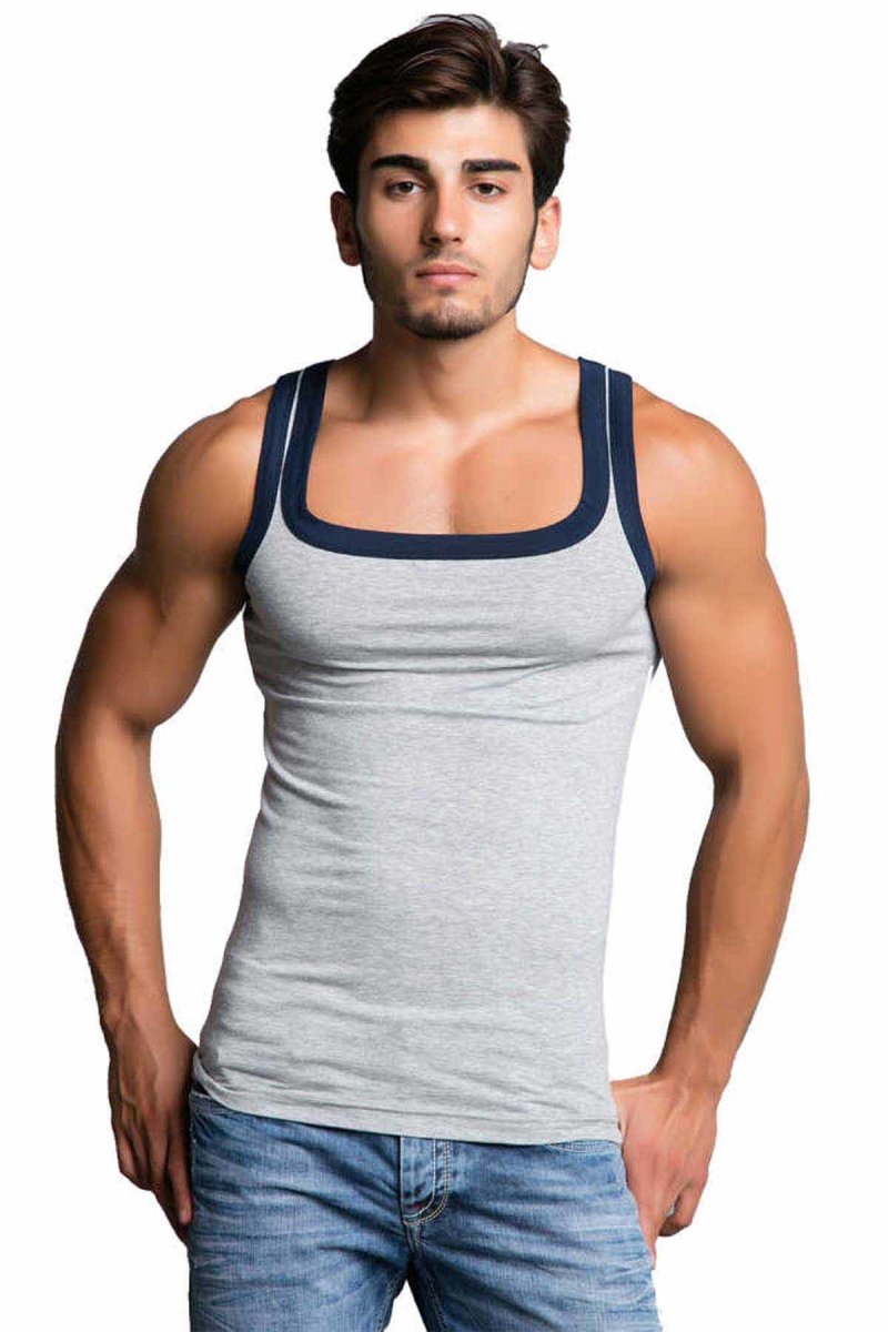 CU104 Pamuklu Slim Fit Erkek Sporcu Atlet