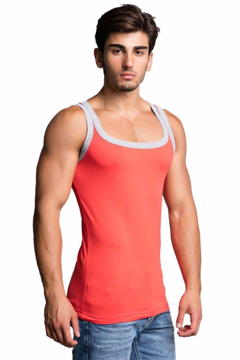 CU104 Pamuklu Slim Fit Erkek Sporcu Atlet