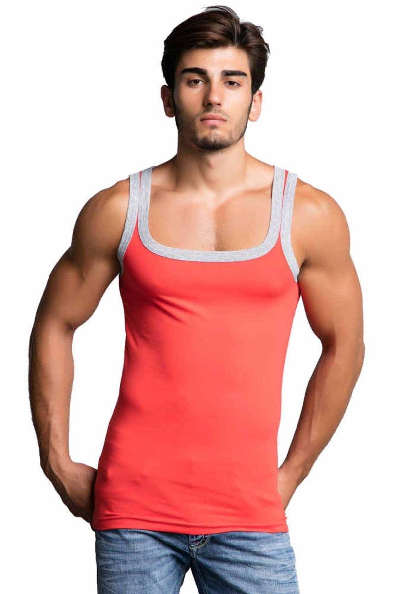 CU104 Pamuklu Slim Fit Erkek Sporcu Atlet