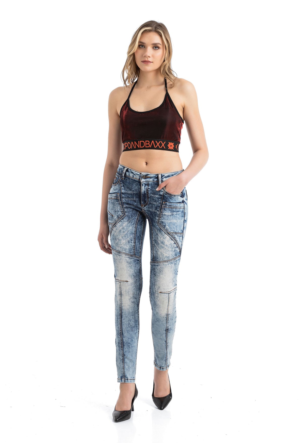 WB103 Women’s Stylish Crop Bustier Top