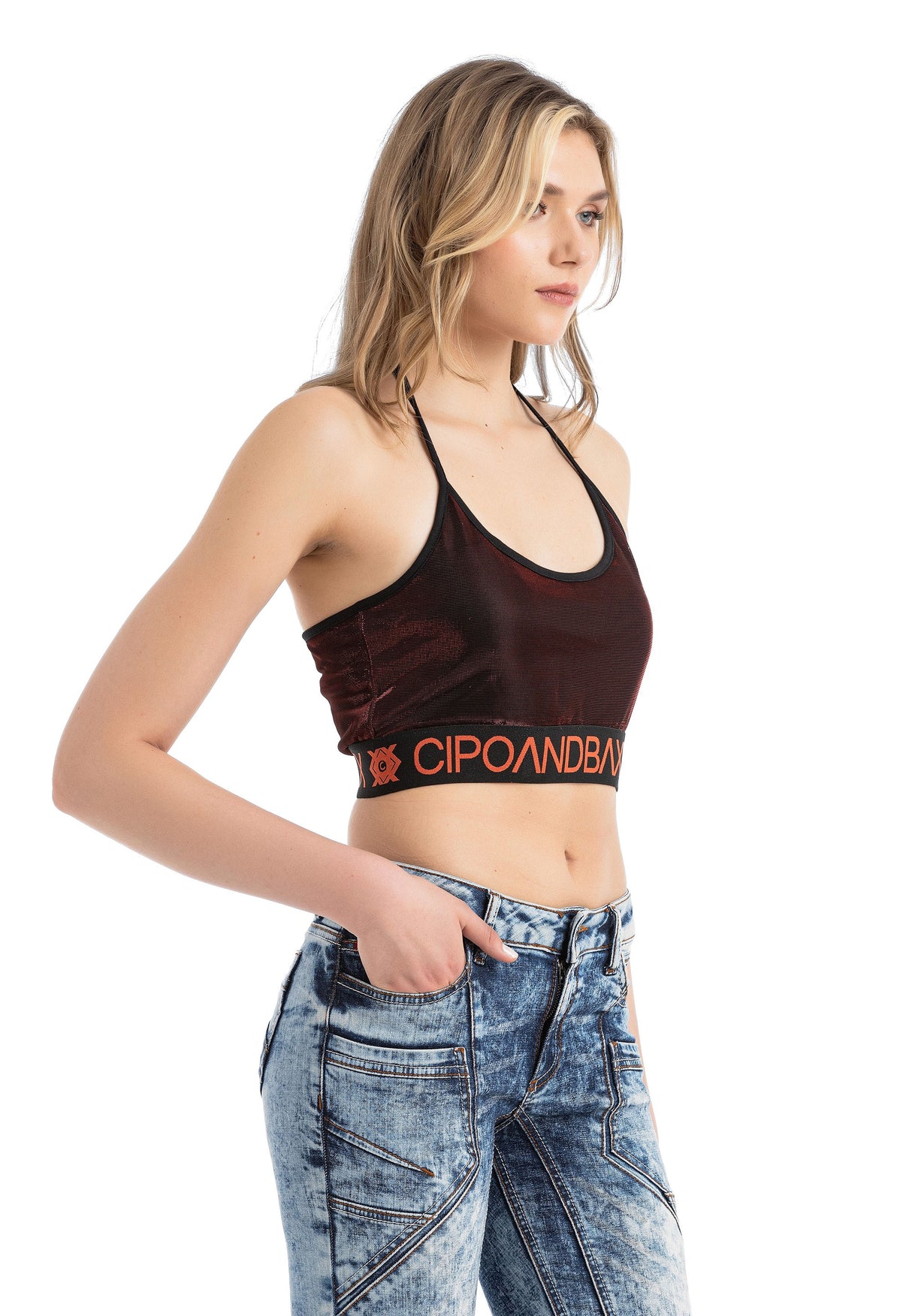 WB103 Women’s Stylish Crop Bustier Top