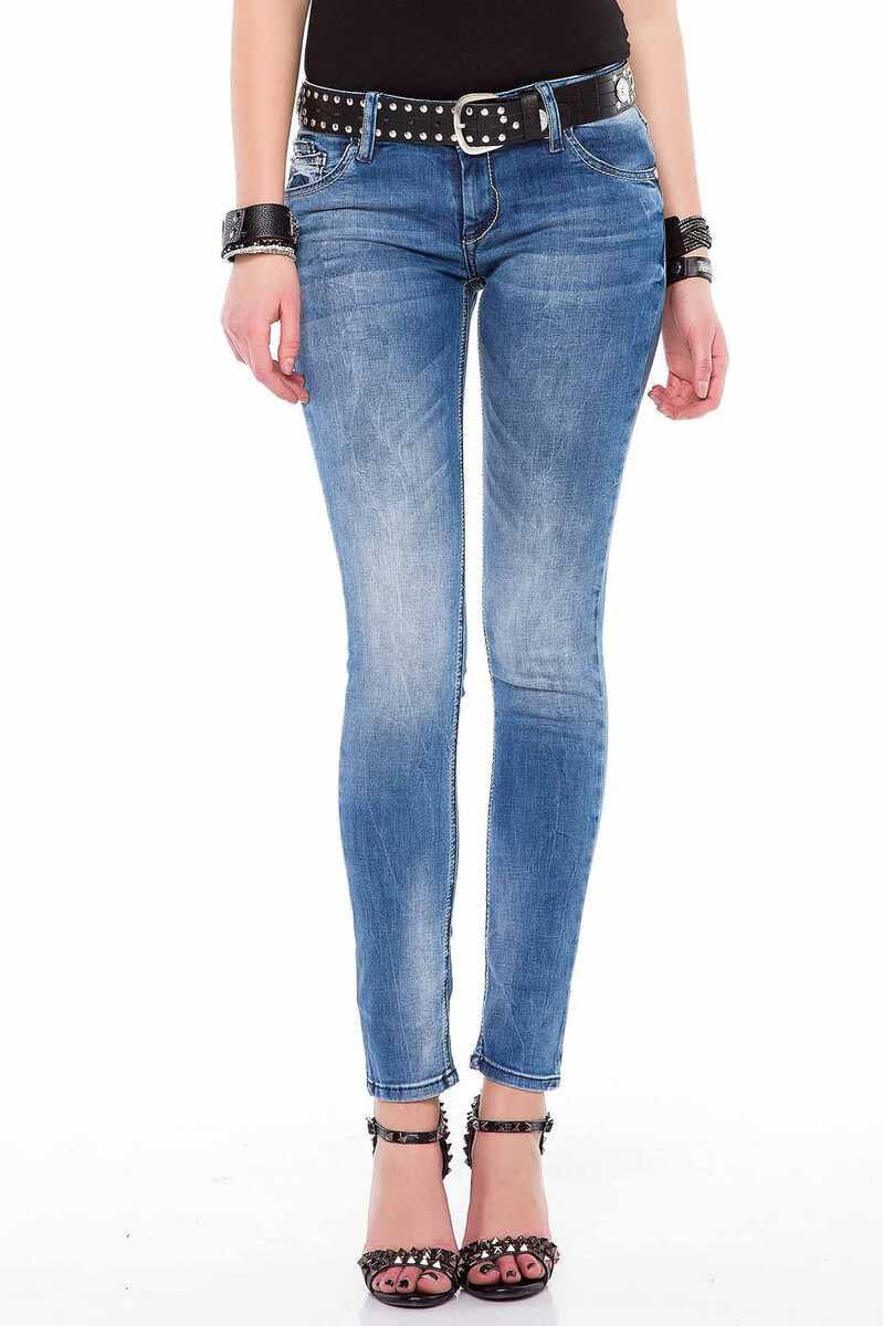 WD344 Kadın Slim Fit Basic Jean