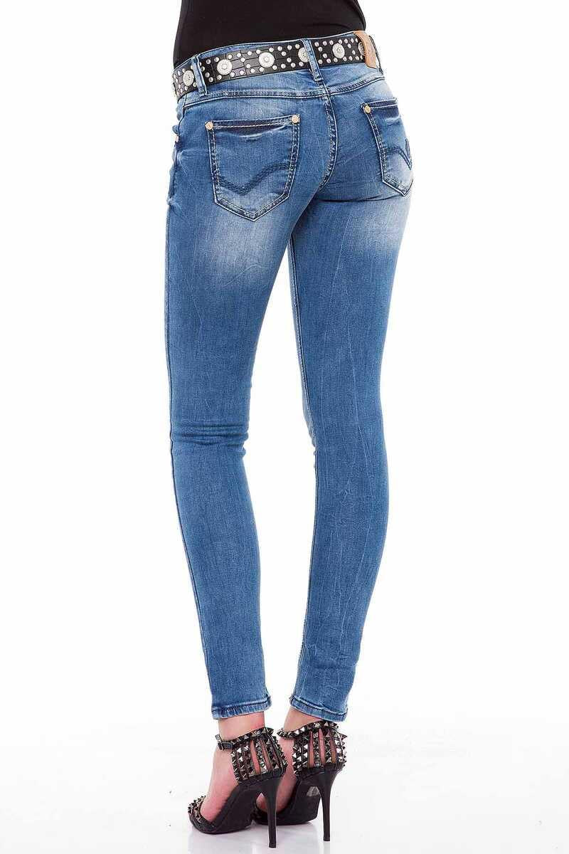 WD344 Kadın Slim Fit Basic Jean