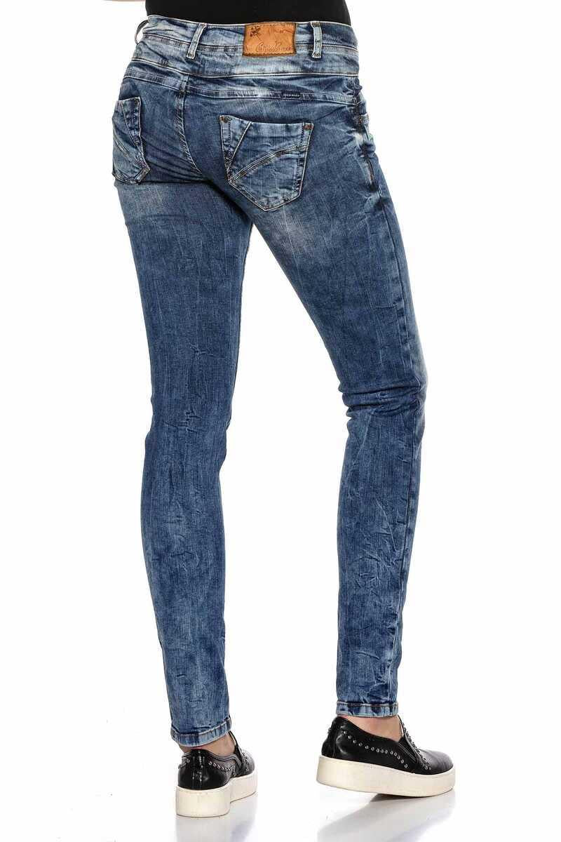 WD379 Mavi Kadın Basic Jean