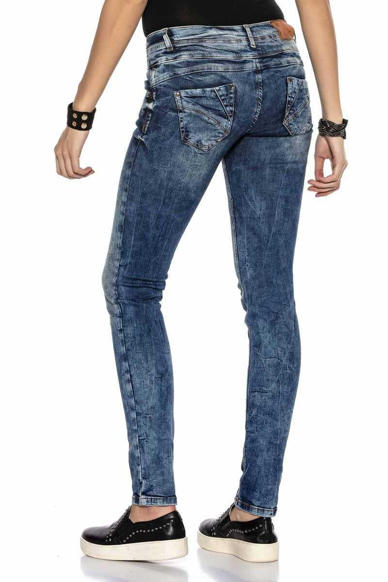 WD379 Mavi Kadın Basic Jean