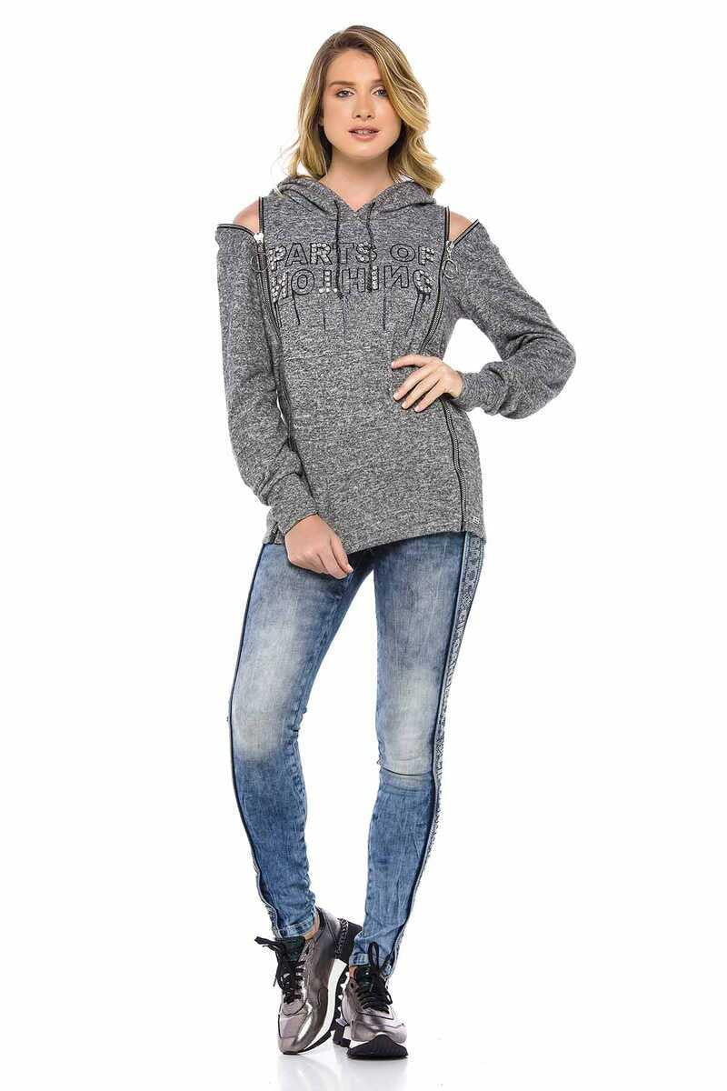 WD389 Kadın El Boyama Jean