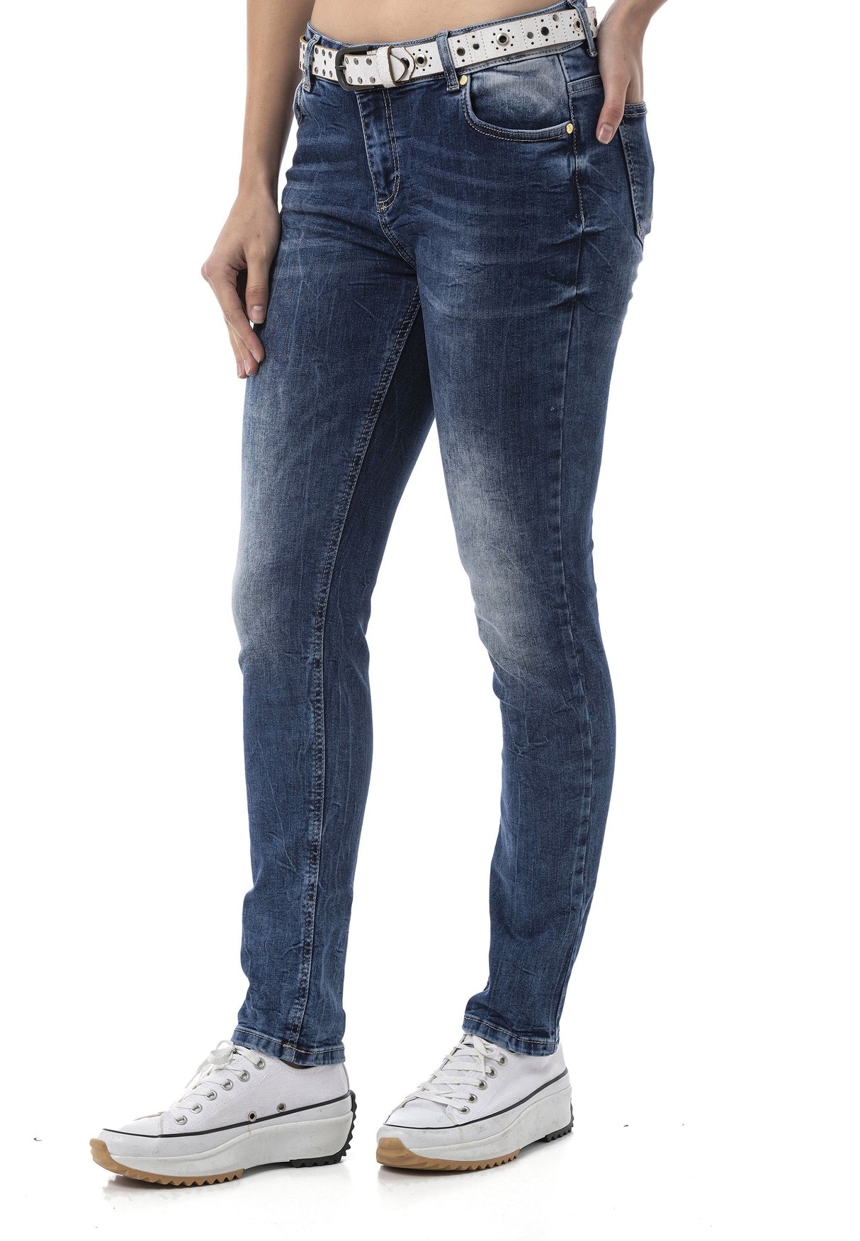 WD461 Mavi Basic Kadın Jean Pantolon