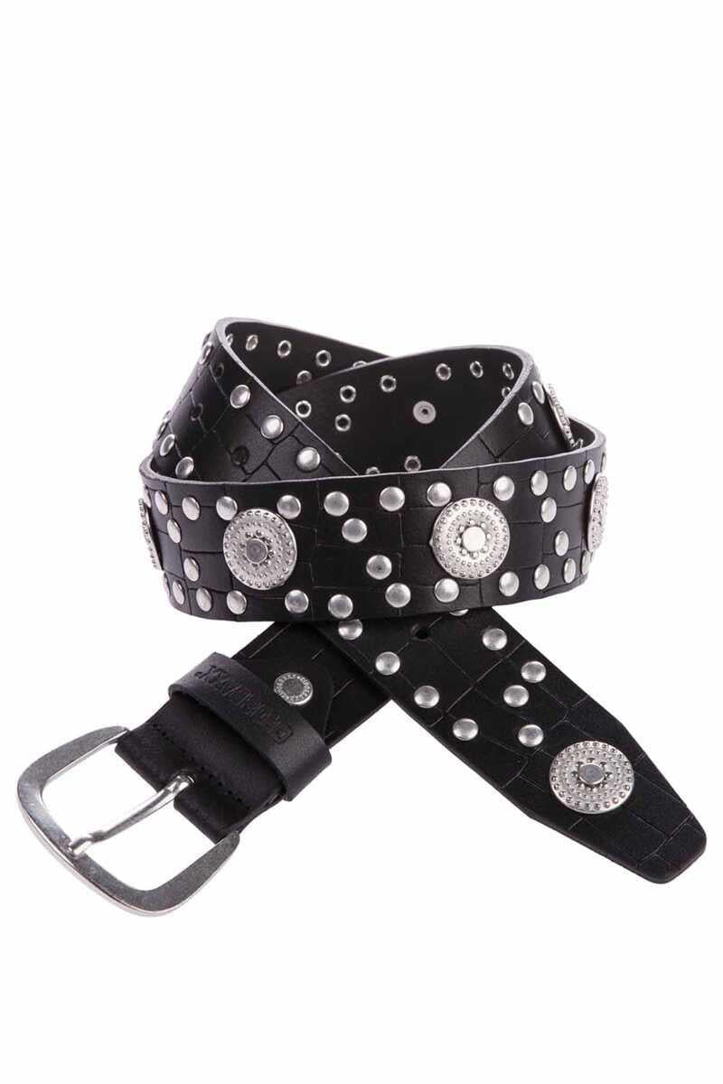 WG100 Metal İşlemeli Hakiki Deri Kadın Kemer