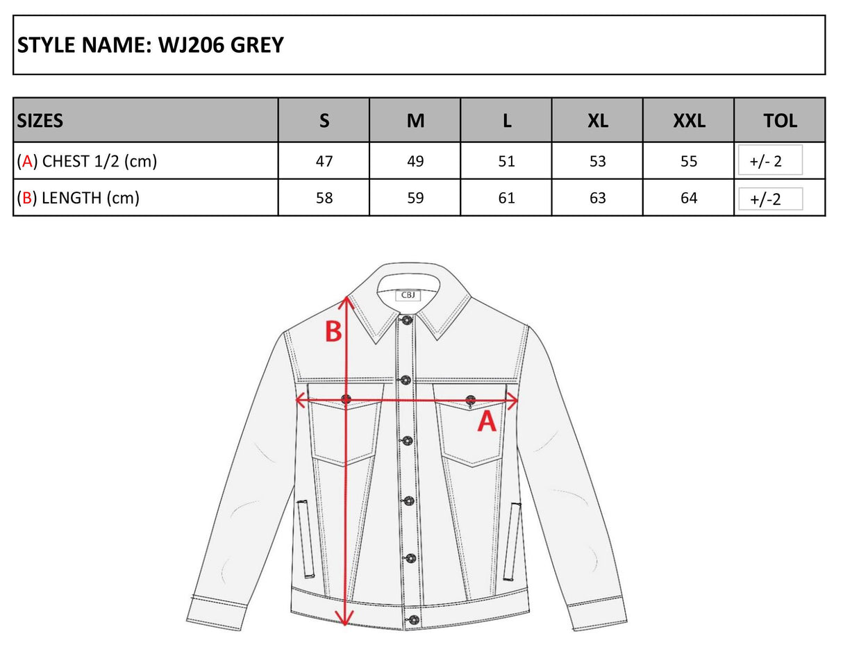 WJ206 Çok Stil Görünümde Kadın Kot Ceket