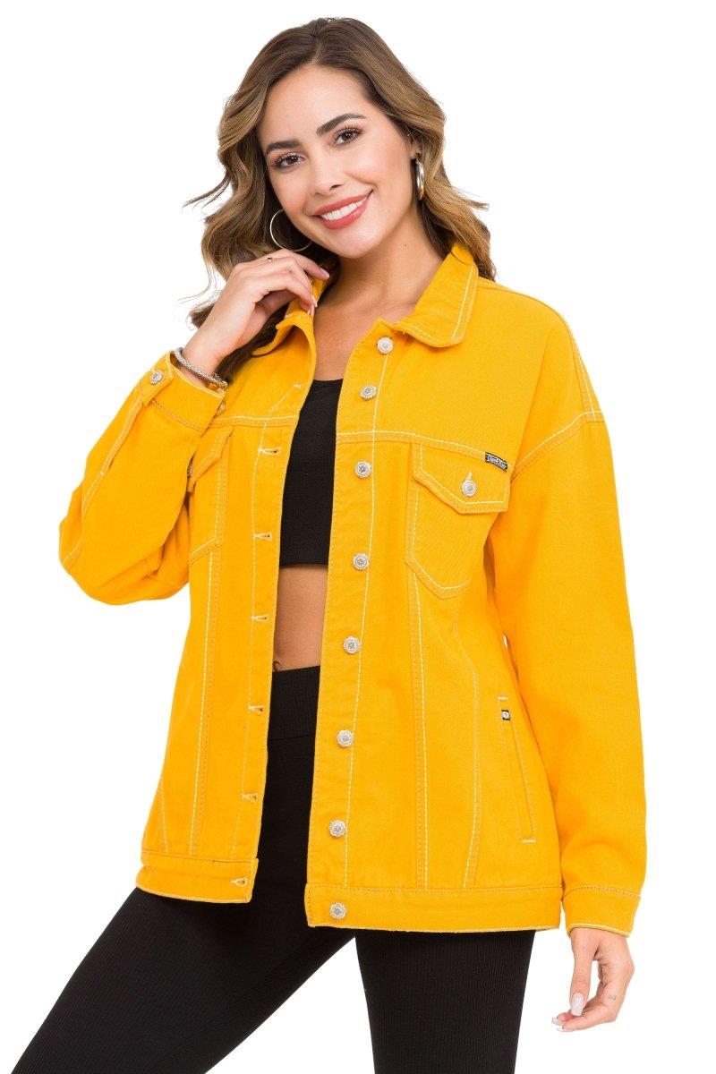 WJ211 Oversize Kadın Kot Ceket