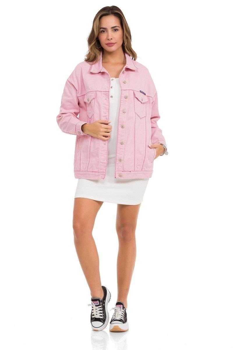 WJ211 Oversize Kadın Kot Ceket