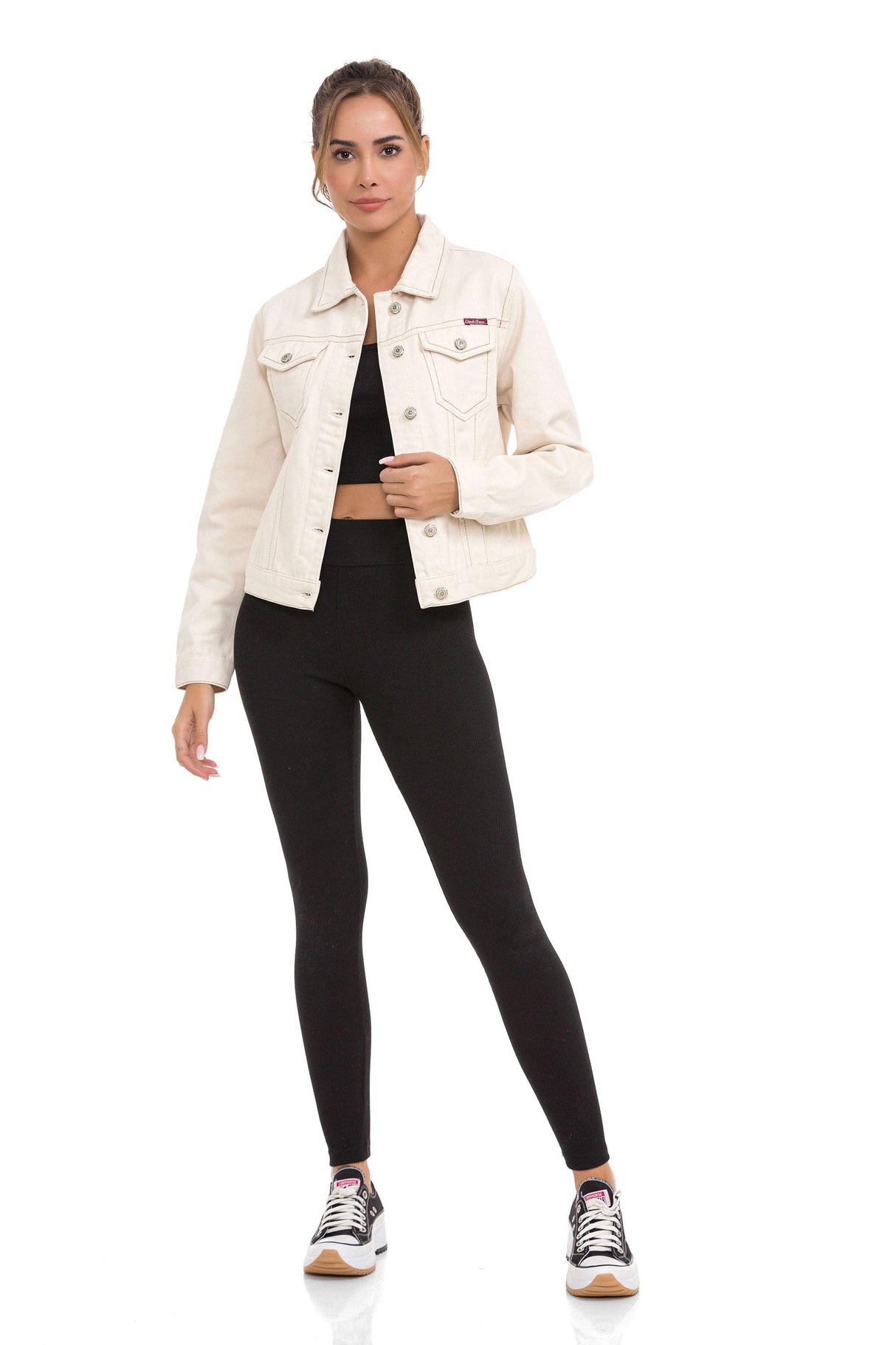WJ212 Basic Kısa Kadın Jeans Ceket