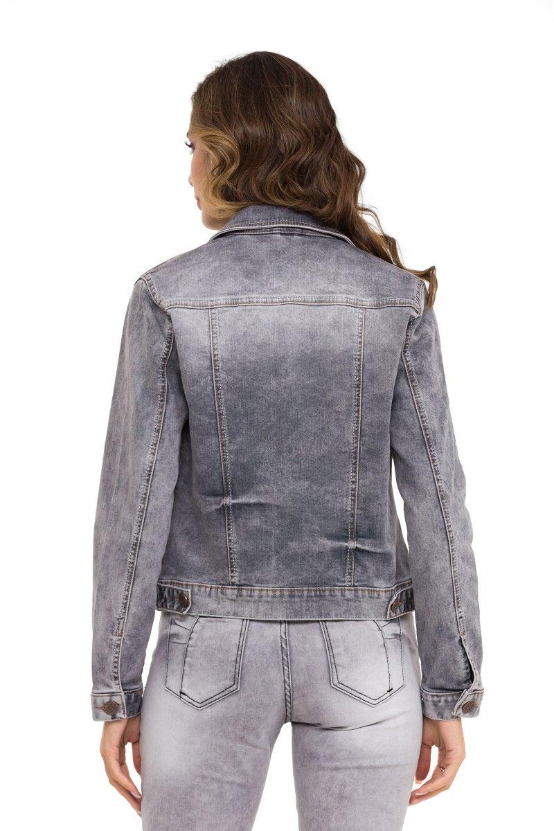 WJ212 Basic Kısa Kadın Jeans Ceket