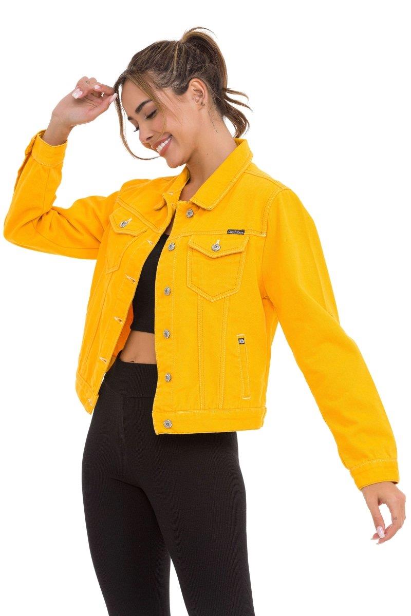 WJ212 Basic Kısa Kadın Jeans Ceket