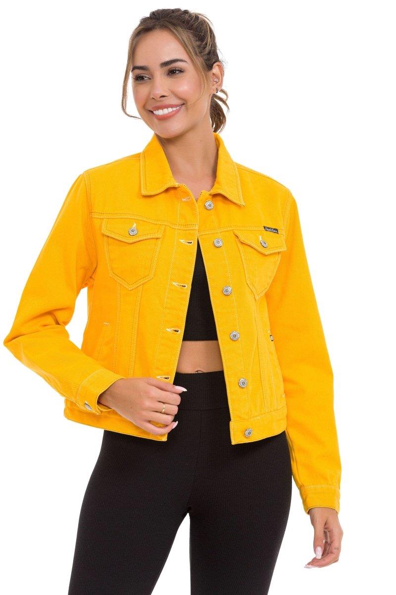 WJ212 Basic Kısa Kadın Jeans Ceket
