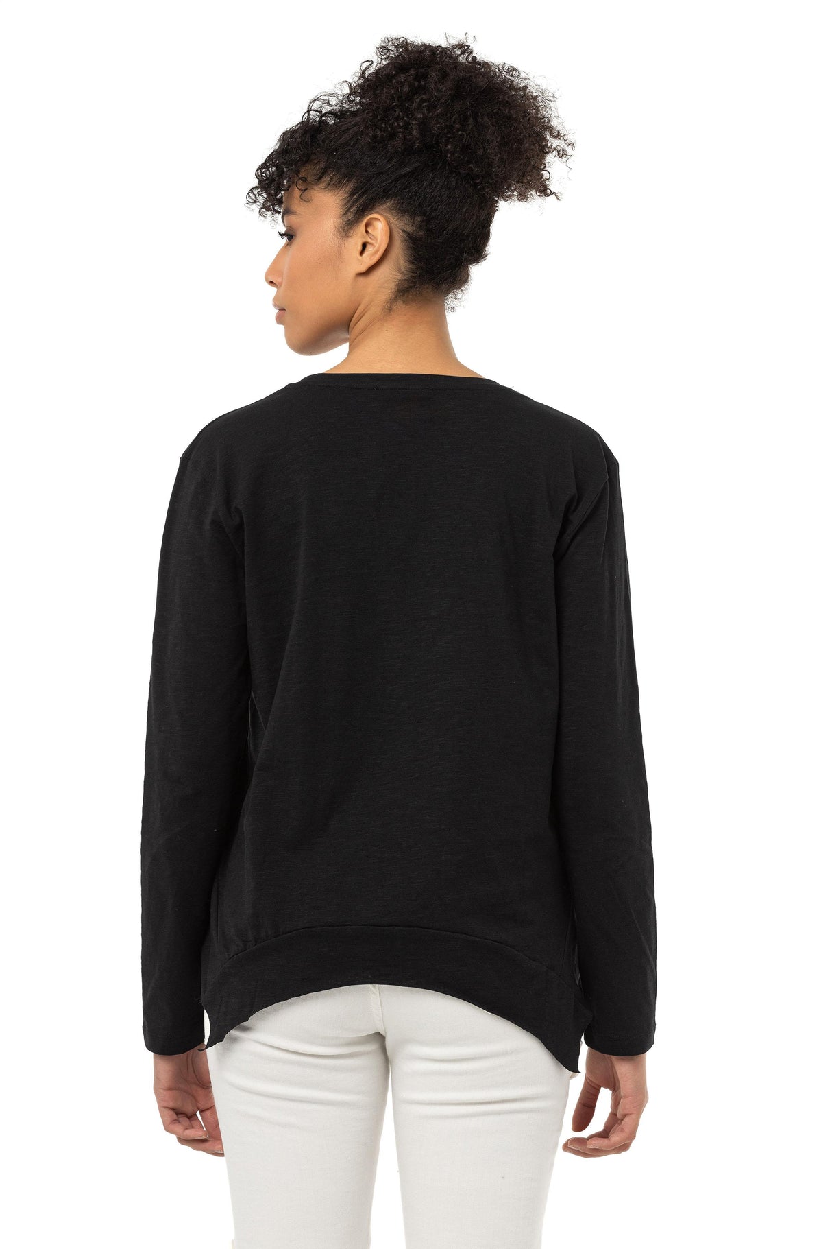 WL354 Yaka Kısmı Detaylı Sweatshirt