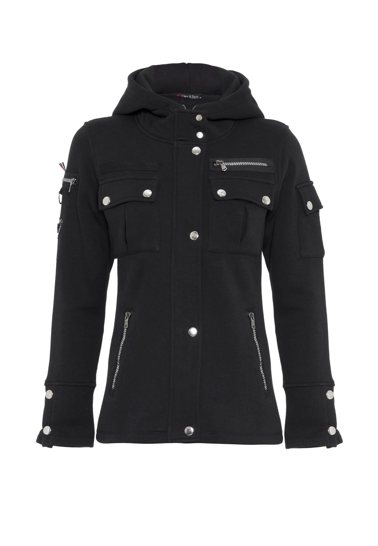 WL358 Kadın Siyah Sweatshirt