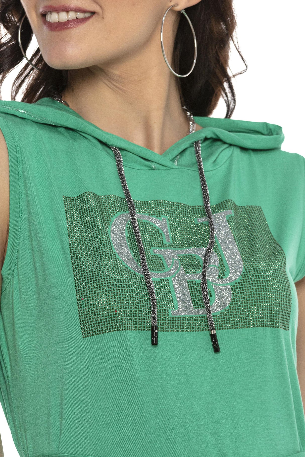 WY136 Sıfır Kol Kadın Tunik Elbise