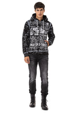 CL544 Erkek Zip Kapşonlu Sweatshirt – Fermuarlı Kapüşonlu Hoodie, Günlük Spor Rahat Kalıp