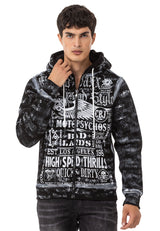 CL544 Erkek Zip Kapşonlu Sweatshirt – Fermuarlı Kapüşonlu Hoodie, Günlük Spor Rahat Kalıp