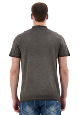 Hakim Yaka Düğmeli Basic Erkek T-Shirt - CT835