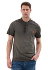 Hakim Yaka Düğmeli Basic Erkek T-Shirt - CT835