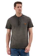 Hakim Yaka Düğmeli Basic Erkek T-Shirt - CT835