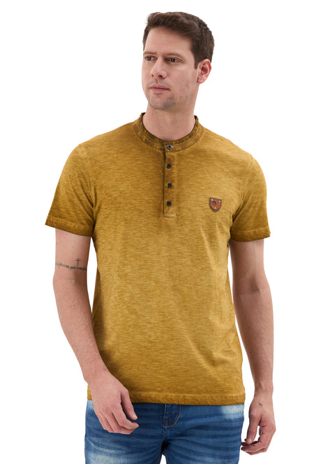 Hakim Yaka Düğmeli Basic Erkek T-Shirt - CT835