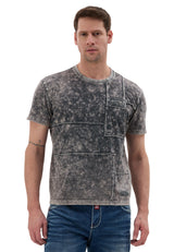 Erkek Yıkamalı Tişört – Casual Tarz - CT853