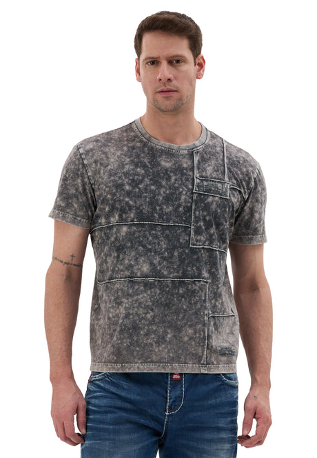 Erkek Yıkamalı Tişört – Casual Tarz - CT853