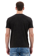 Erkek T-Shirt Bisiklet Yaka Günlük Rahat Kesim Pamuklu  Baskılı Tshirt - CT856