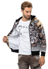 CL550 Erkek Zip Kapşonlu Sweatshirt – Fermuarlı Hoodie, Günlük Spor Rahat Kalıp