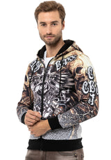 CL550 Erkek Zip Kapşonlu Sweatshirt – Fermuarlı Hoodie, Günlük Spor Rahat Kalıp