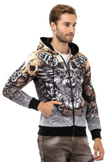 CL550 Erkek Zip Kapşonlu Sweatshirt – Fermuarlı Hoodie, Günlük Spor Rahat Kalıp